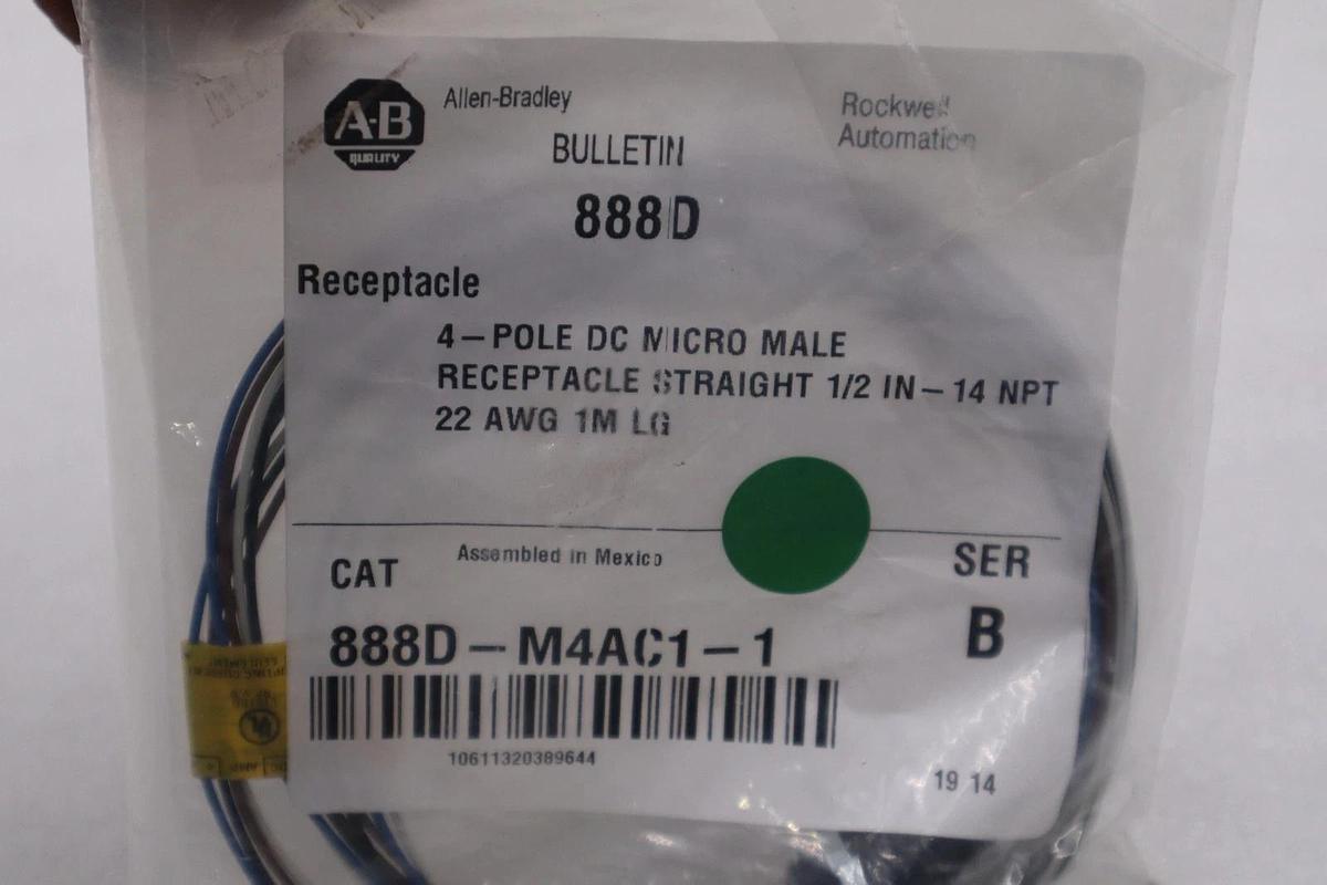 ALLEN BRADLEY 888D-M4AC1-1 SER. B STOCK H1642A