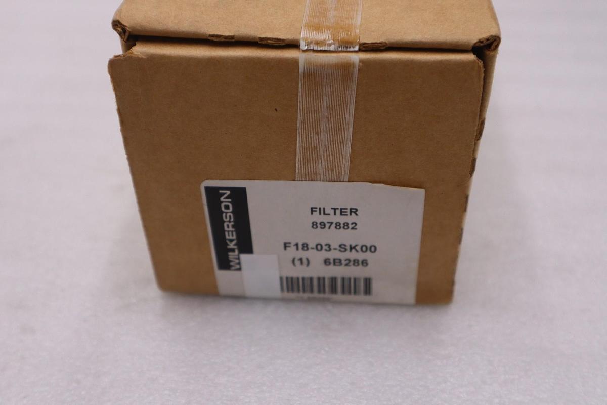 NEW - Wilkerson F18-03-SK00 Compressed Air Filter 5 Micron Rating - STOCK 843B