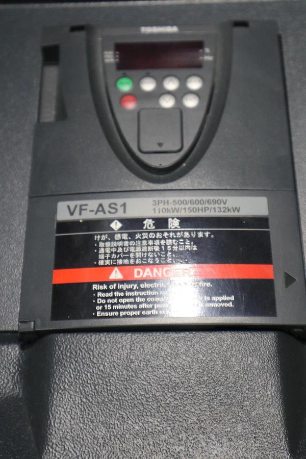 NEW TOSHIBA VFAS1-6132KPC-H1 (R11) ADJUSTABLE SPEED DRIVE 150HP STOCK S-268-A