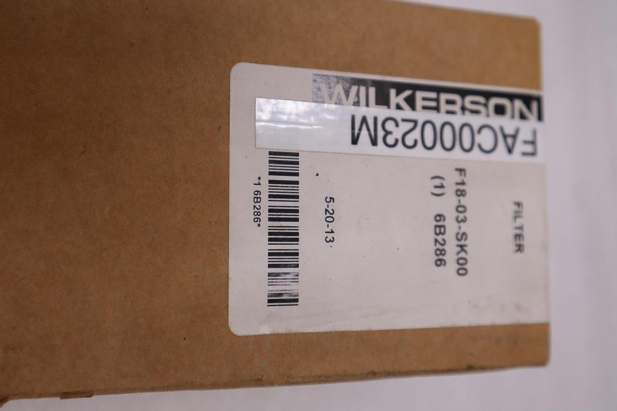 NEW - Wilkerson F18-03-SK00 Compressed Air Filter 5 Micron Rating - STOCK 843B