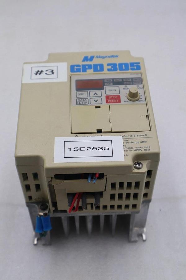 Used MAGNETEK JDB003 AC DRIVE GPD 305 STOCK #L-758