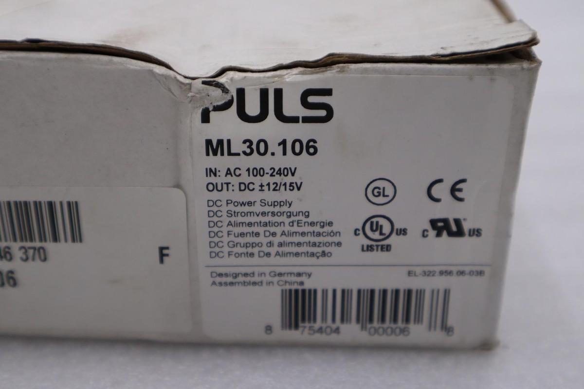PULS ML30.106 DC Power Supply Plastic Switching STOCK H866A
