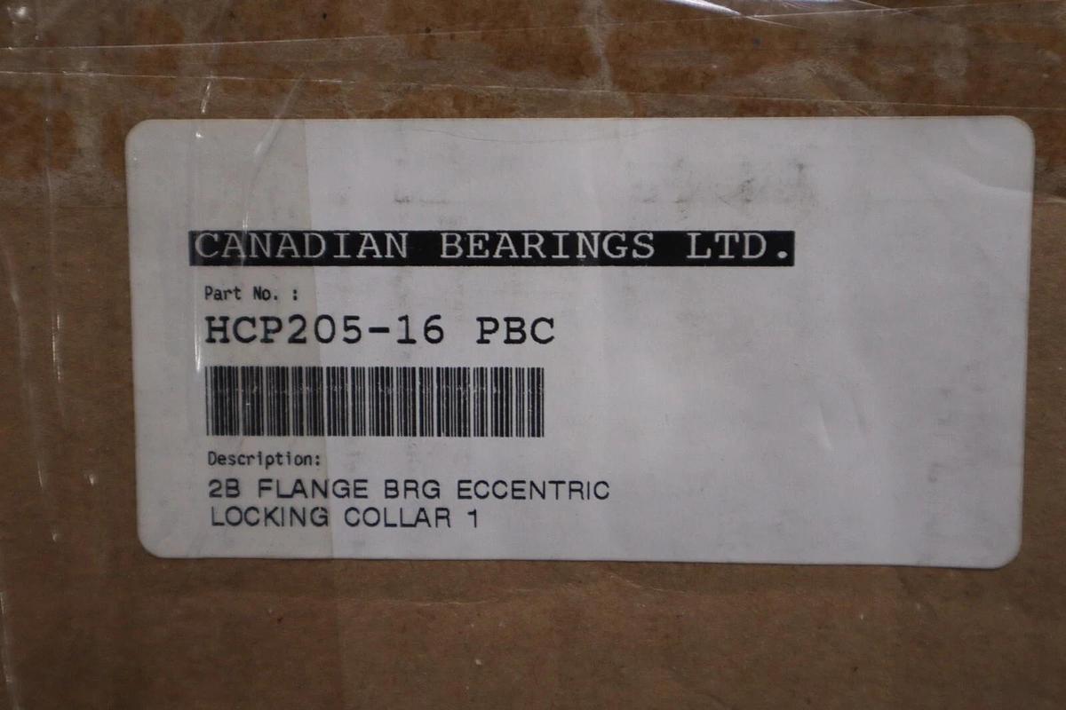 Used BOX OF 10 - PEER HCP205-16 1" Pillow Blocks Cast Iron Mounted Bearing STOCK 810D