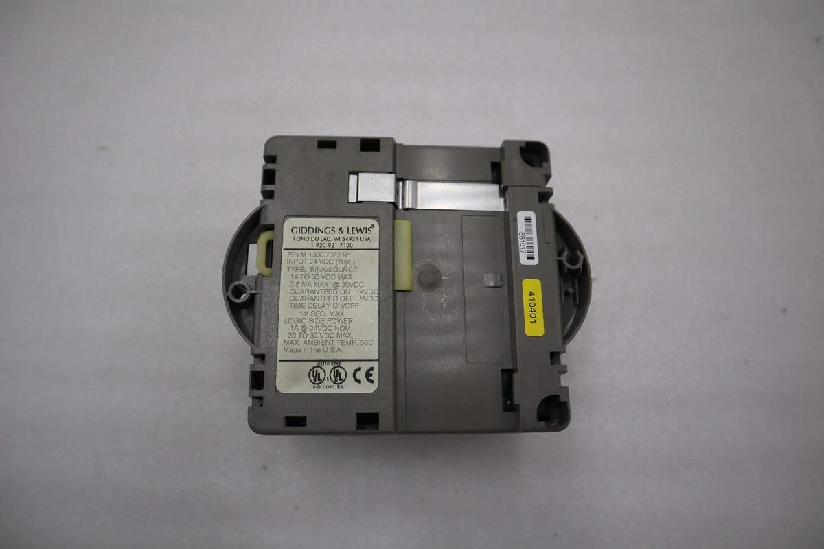 Used Giddings & Lewis M.1300.7372 R1 Input Module 24VDC SINK/SOURCE STOCK 5179A