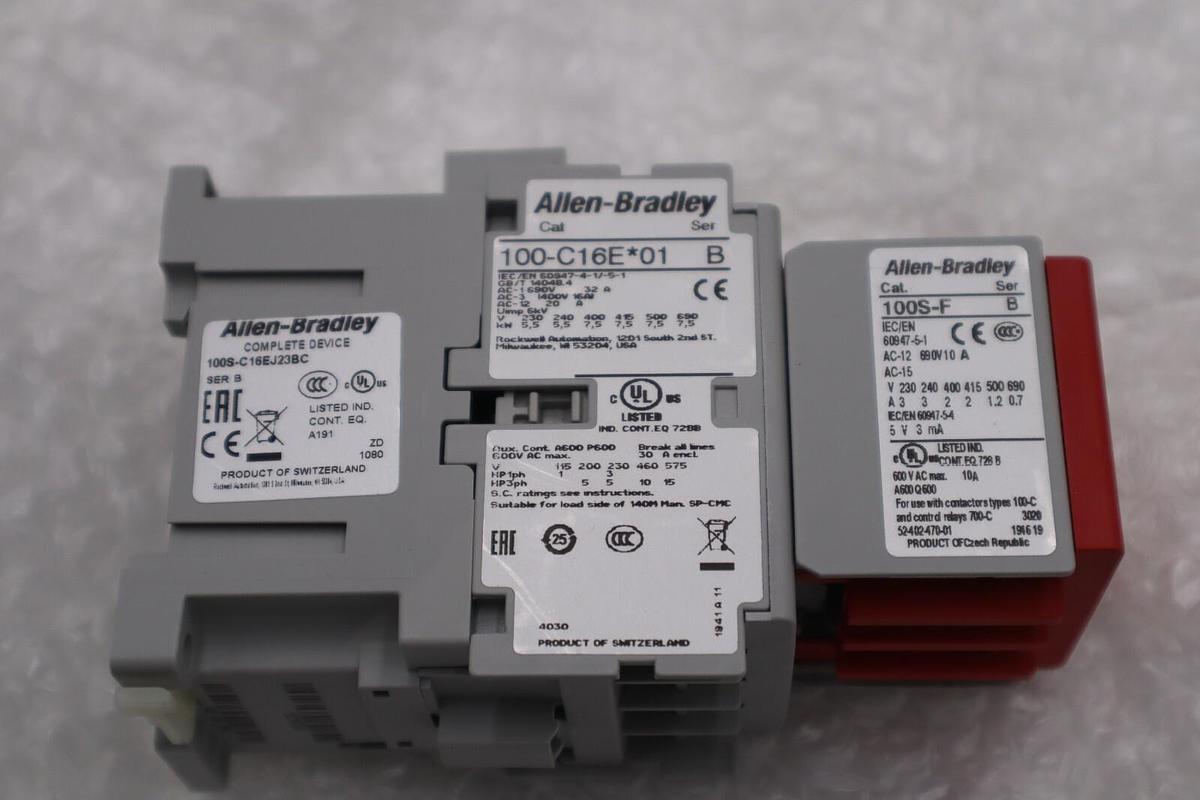 NEW ALLEN BRADLEY 100SC16EJ23BC SAFETY CONTACTOR 100S-C 16 AMP STOCK 5624