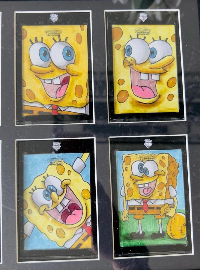Used 2025 Topps Chrome SpongeBob SquarePants 1/1 Sketch Card Ultimate Collection