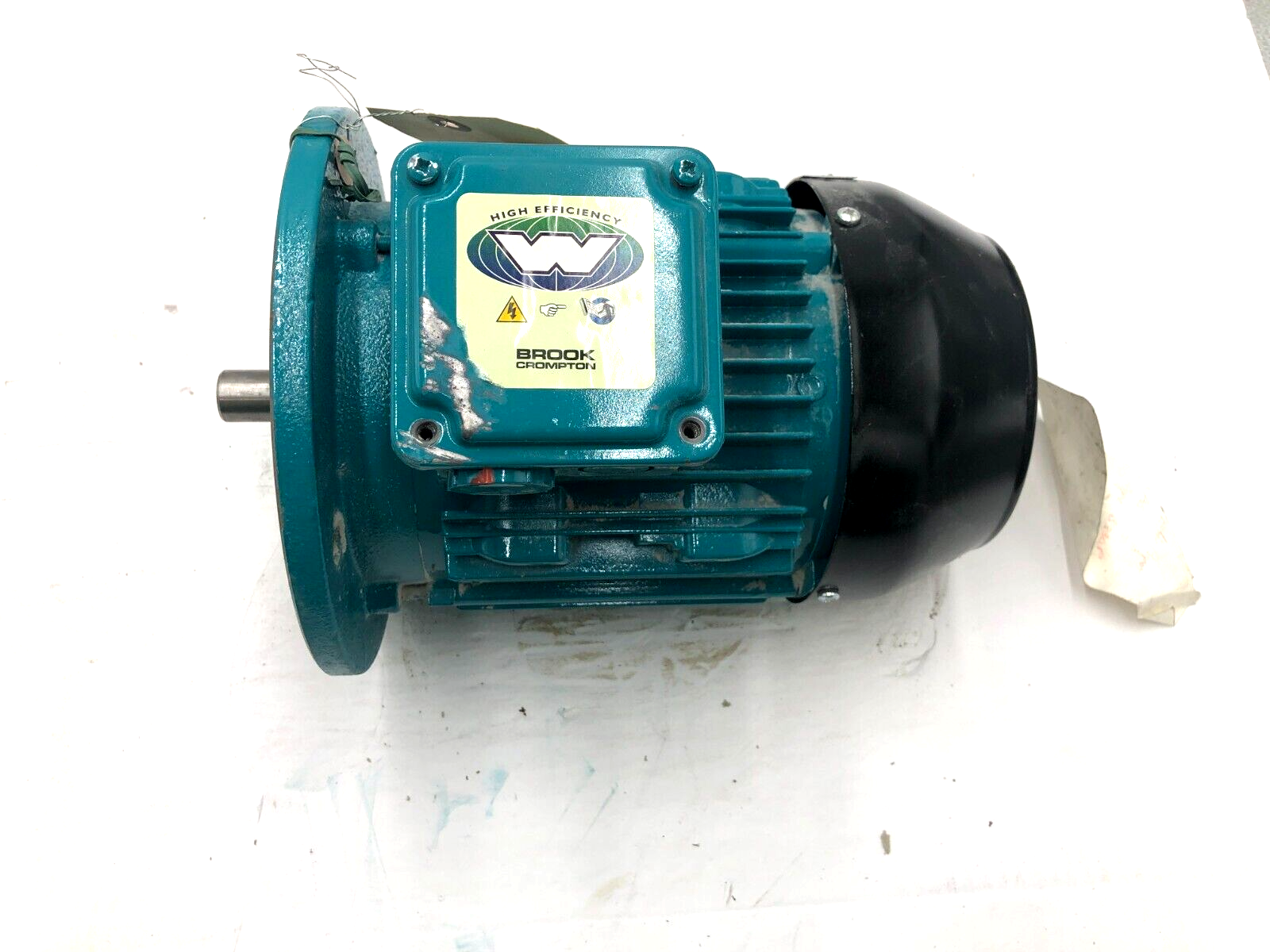 Used BROOK CROMPTON WU-DA80MM8-D AC MOTOR 3PH 834RPM 480V STOCK S-117