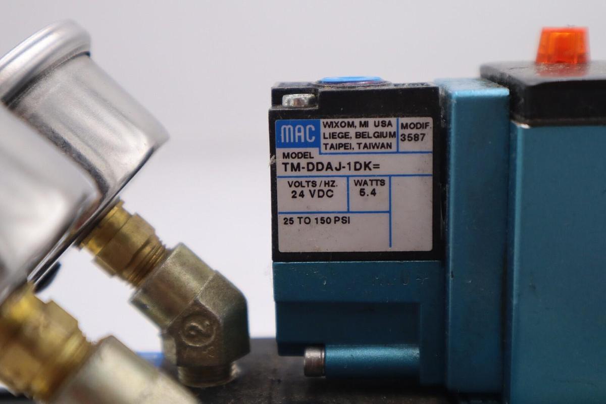 Used MAC TM-DDAJ-1DK SOLENOID VALVE 25 TO 250 PSI STOCK #324-A