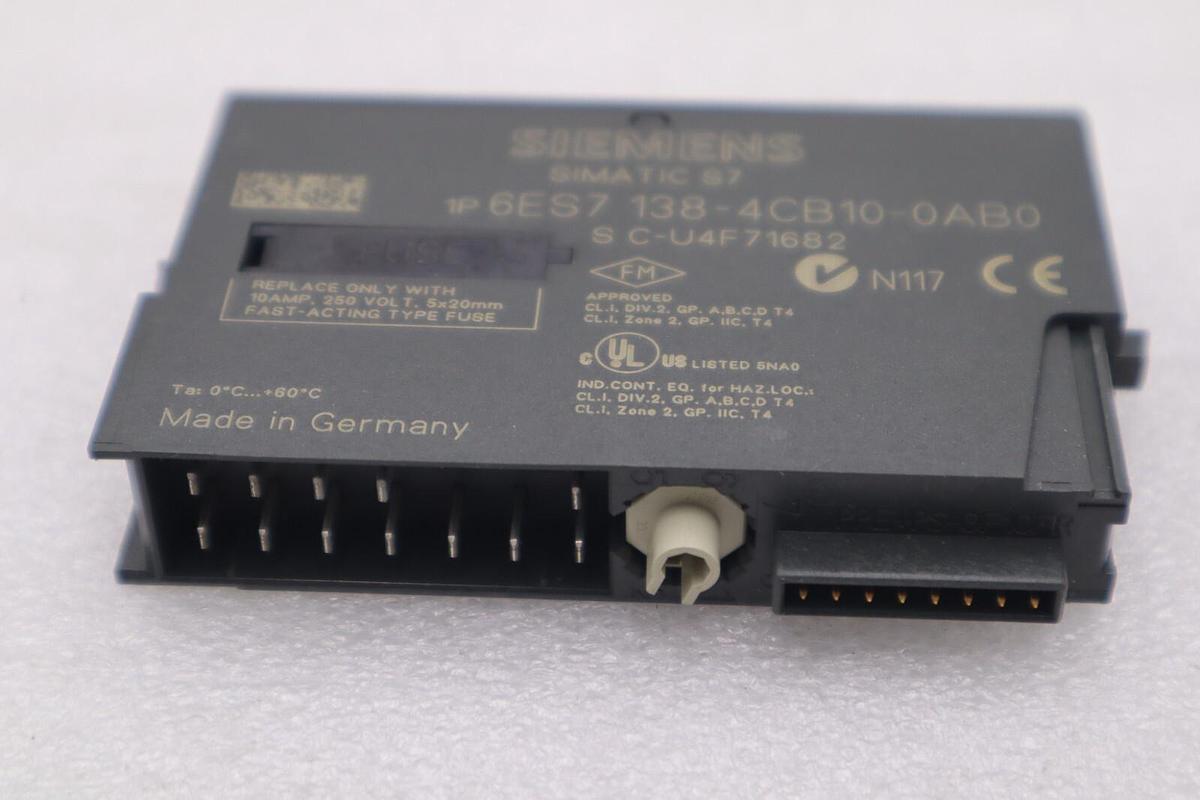 Used Siemens SIMATIC S7 6ES7 138-4CB10-0AB0 STOCK K-3941