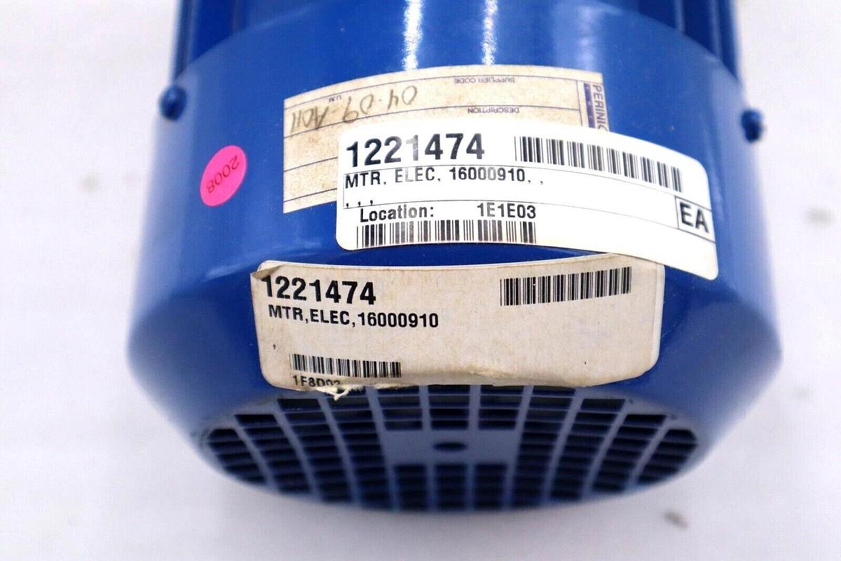 Used ELEKRIM MOTOR 3 SLH804A 460V 1680 RPM 1221474 MFD 2008 STOCK #1701