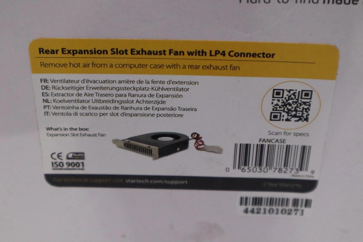 Used NEW StarTech Evercool SB-A EC8020HH12C-4 Blower System Cooling Fan STOCK H434A