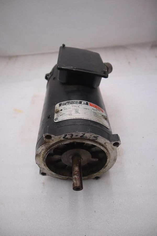 Used RELIANCE ELECTRIC T56H1042AA-UU DUTY POWER MOTOR 3/4 HP STOCK #M-52