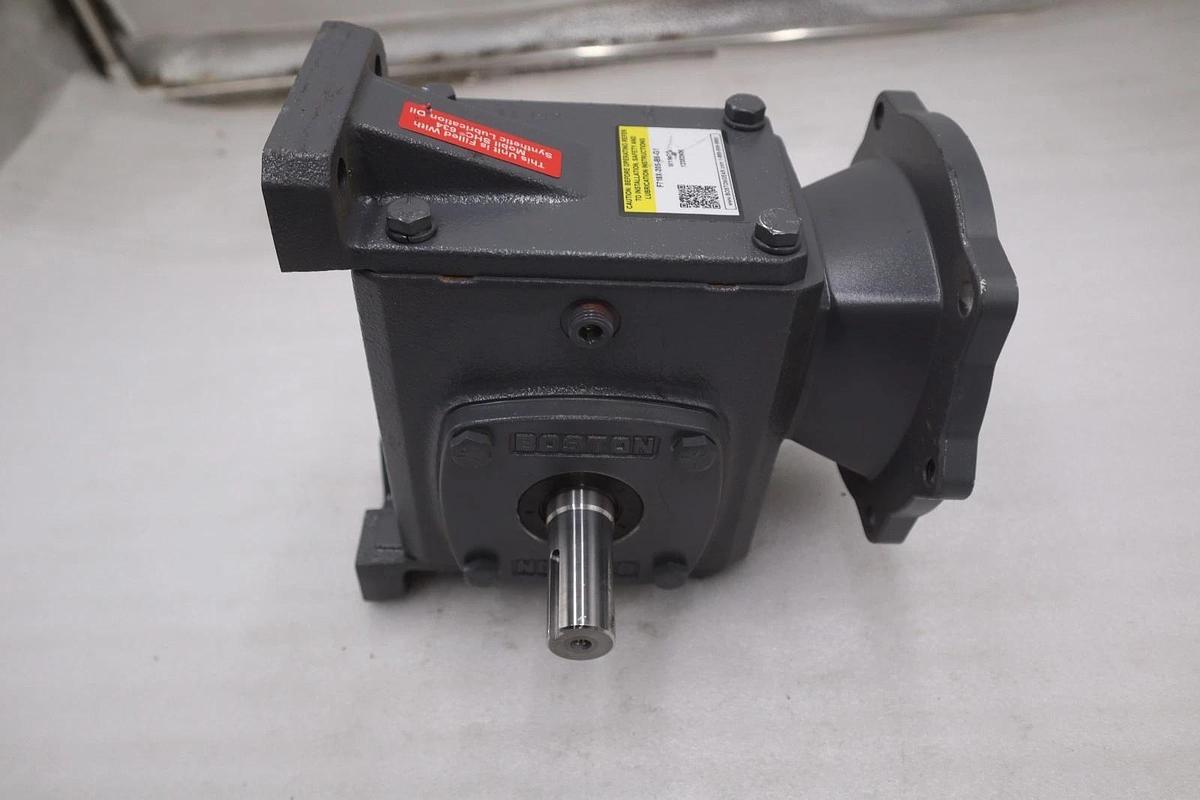 Used BOSTON GEAR F718X-20S-B5-G1 WORM GEAR SPEED REDUCER - STOCK GF615