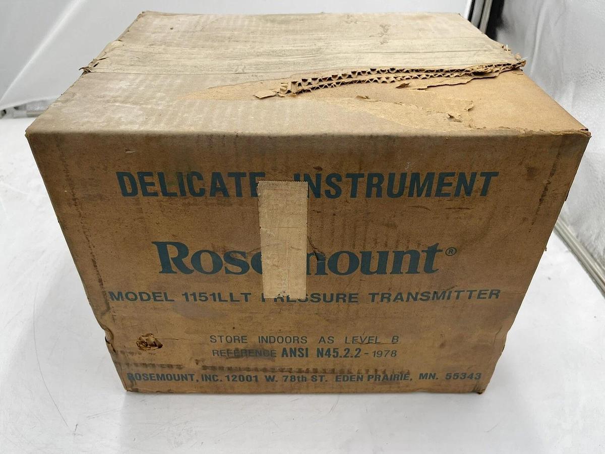 Rosemount 1151lt4ea0h22dl4 Pressure Transmitter New In Box Stock 1480