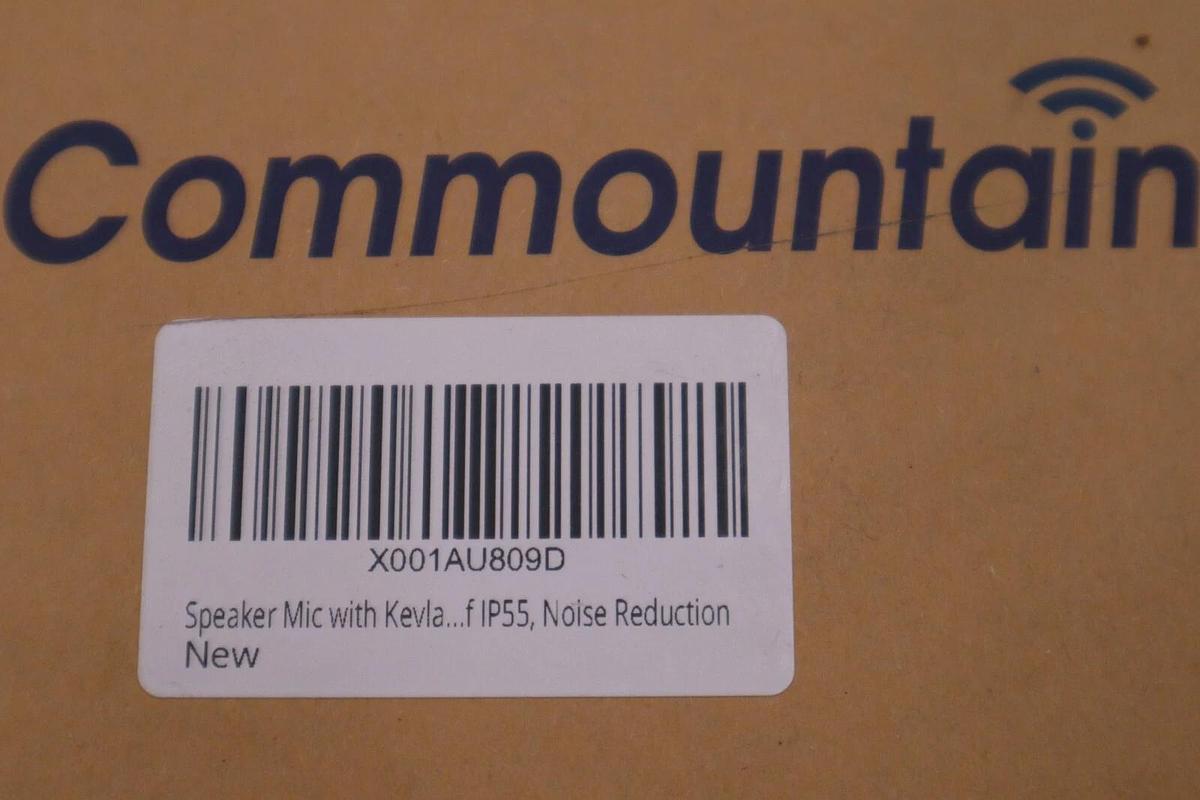 Used COMMOUNTAIN Heavy Duty Compact IP55 Speaker Mic with 3.5mm Jack  STOCK H16A