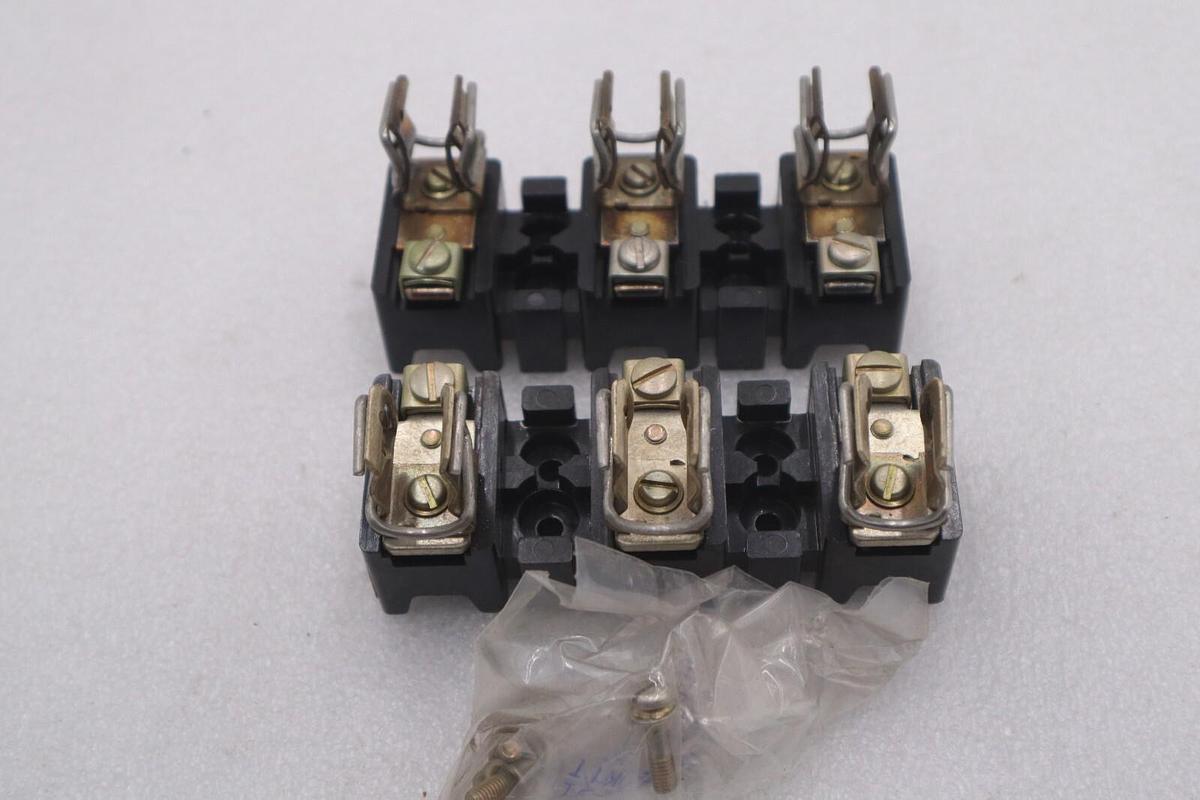 Used NOB Allen Bradley 1491-N126 SER A Fuse Block 1-30 Amp 600V 3 Pole AB STK K-3075