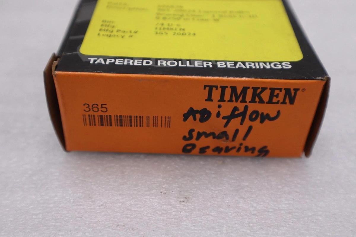 NEW OPEN BOX Timken Tapered Roller Bearing 365 STOCK K-3988CC