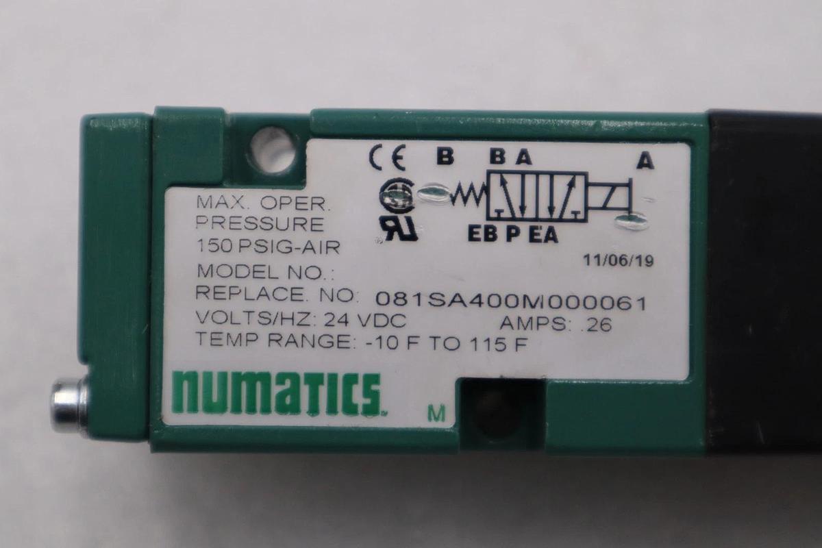 Numatics 081SA400M000061 Pneumatic Solenoid Valve STOCK H1748