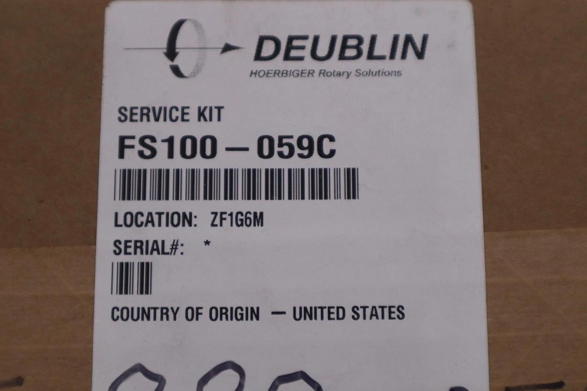 Used New DEUBLIN FS100-059C Steam Joint Service Kit NEW IN BOX STOCK GF-1247