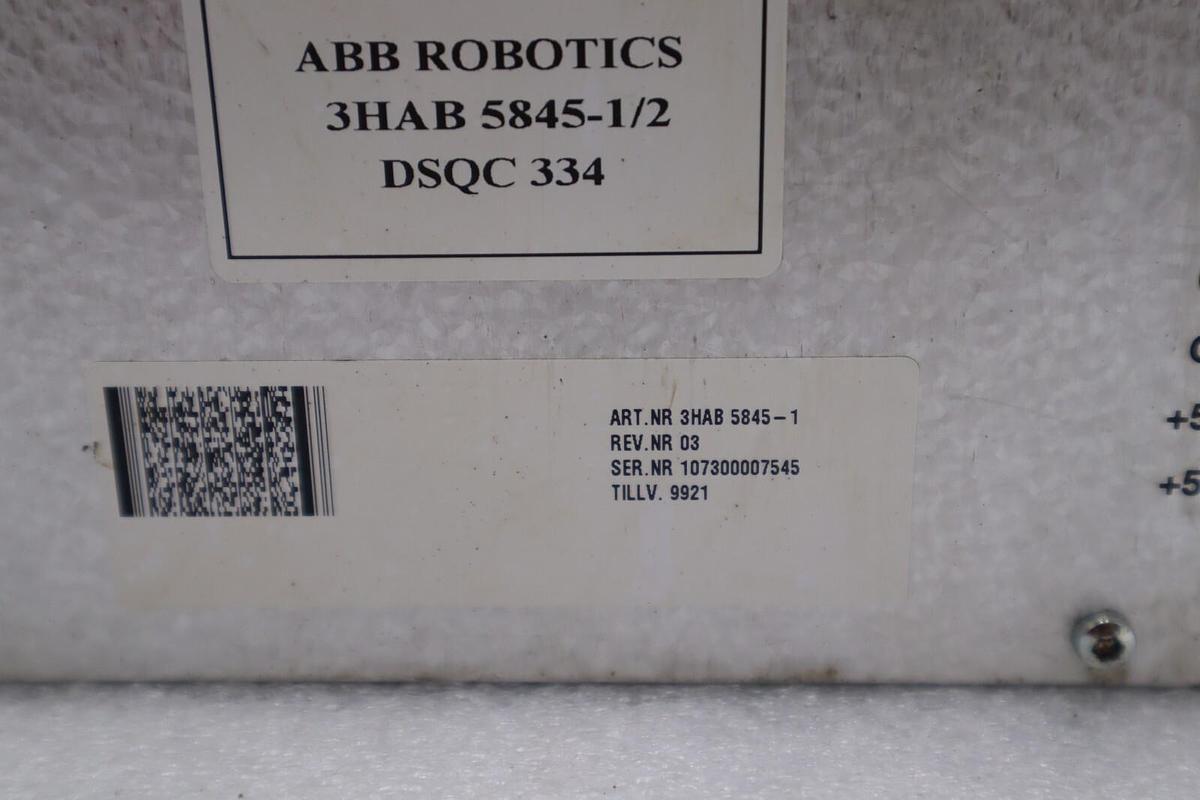 Used Efore ABB SR92A060 Power Supply Module 3HAB 5845-1/2 STOCK 3196