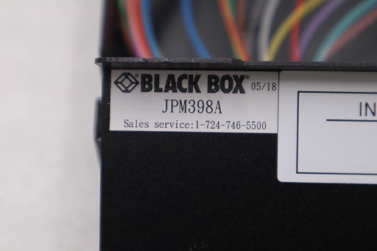 Used Black Box JPM398A JPM39 Series DIN Rail Mini Fiber Enclosure STOCK K-1120-A