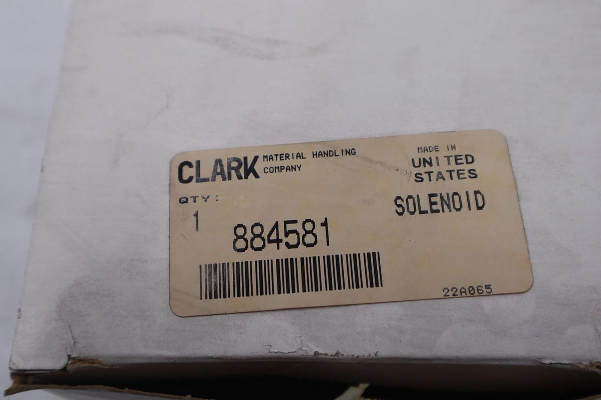 Used CLARK 884581 SOLENIOD #2027-A