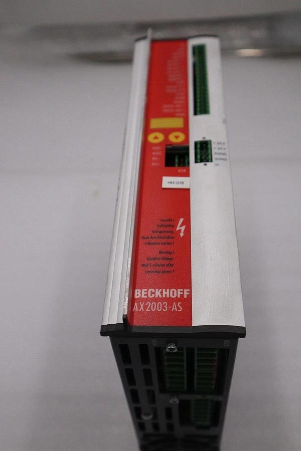 Used Beckhoff AX2003-AS S60301-520 Digital Compact Servo Drive Amplifier STK 3439-D