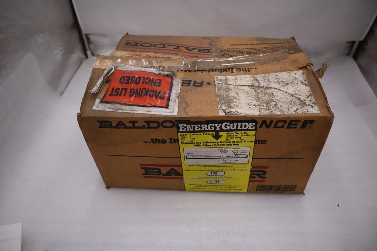 Used New Baldor CEM3554T-5 Electric Motor 1.5HP 575V 1760RPM NEW IN BOX STOCK HP-181