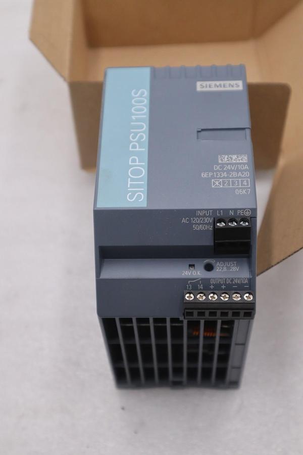 Used SIEMENS 6EP1334-2BA20 power supply, PSU100S, SITOP, NEW IN BOX STOCK GF-606A