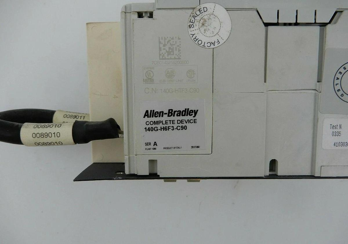Used ALLEN BRADLEY 140GH6F3C90 CIRCUIT BREAKER SERIES A STOCK 542