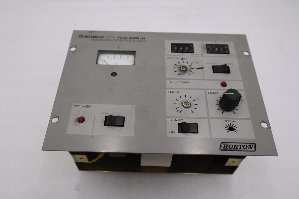 Used HORTON NIRECO TENSION CONTROLLER TCD030-H STOCK 3447-A