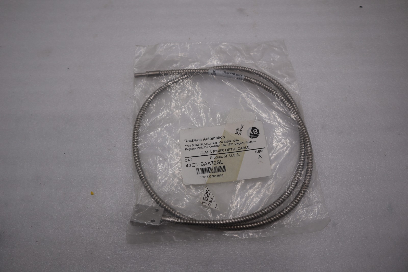 NEW Allen-Bradley 43GT-BAA72SL Fiber Optic Cable STOCK H1638A