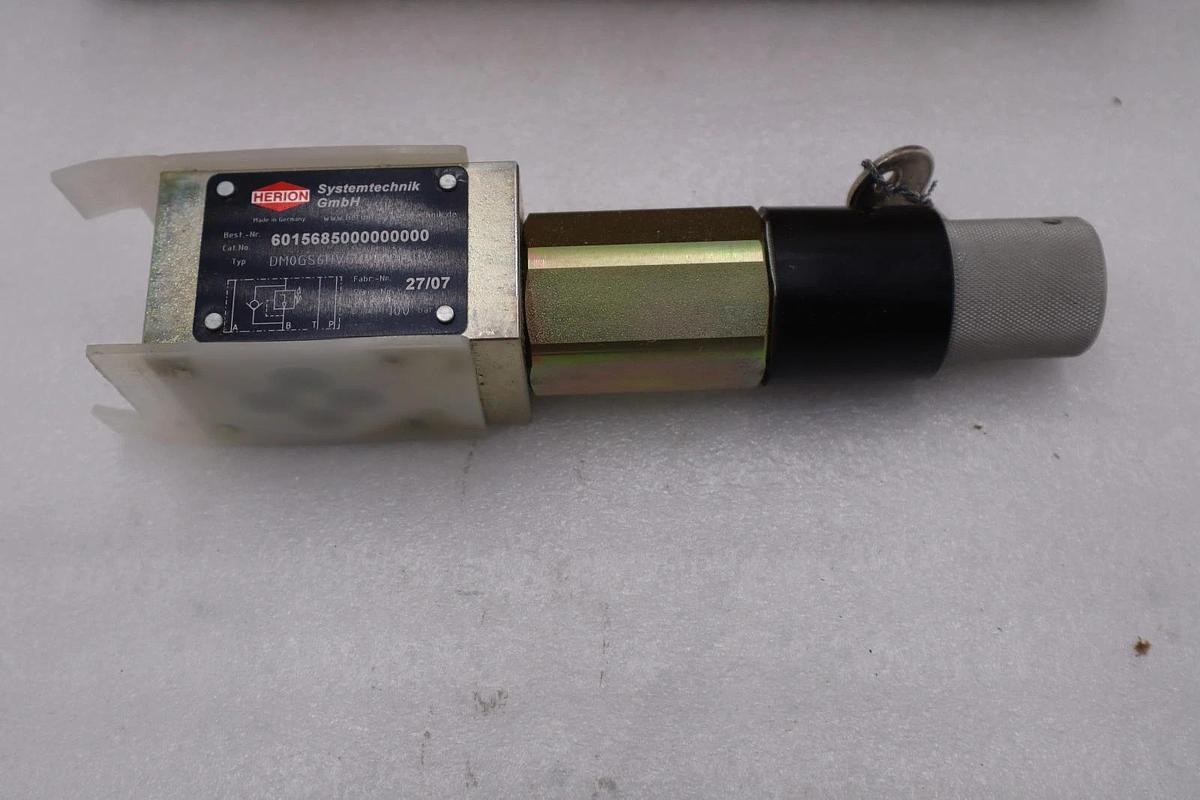 HERION DM0GS6HVGZ7000130V / 6015685000000000 Valve NEW STOCK G-64B