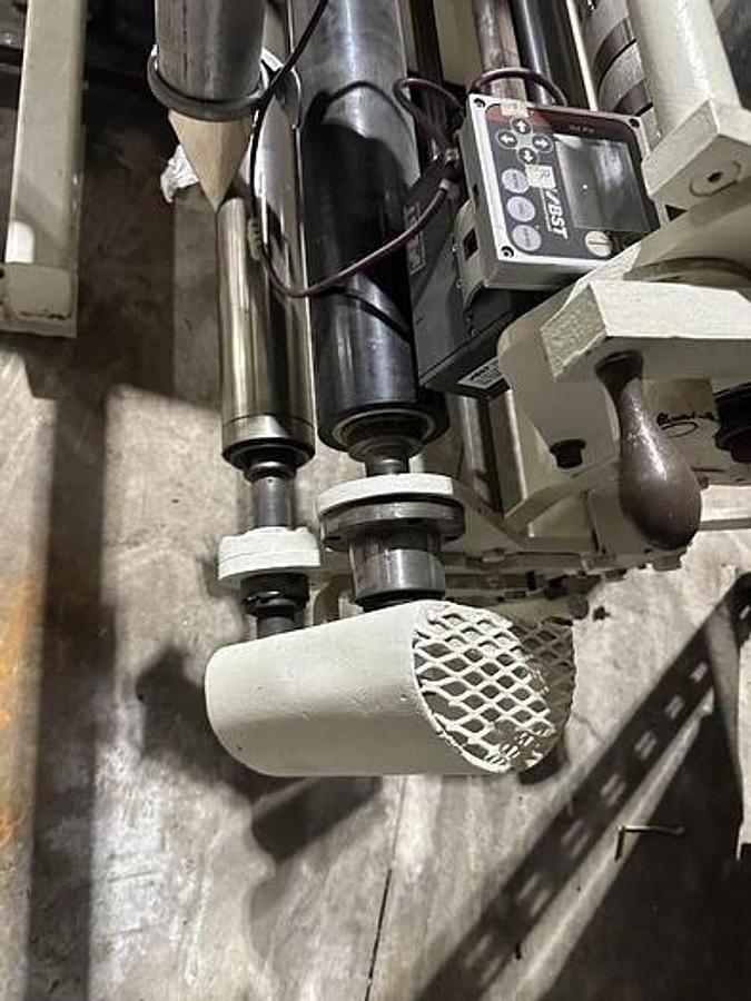 Used 30” VOORWOOD DUPLEX MODEL 30-24 SLITTER REWINDER WITH TRIM BLOWER