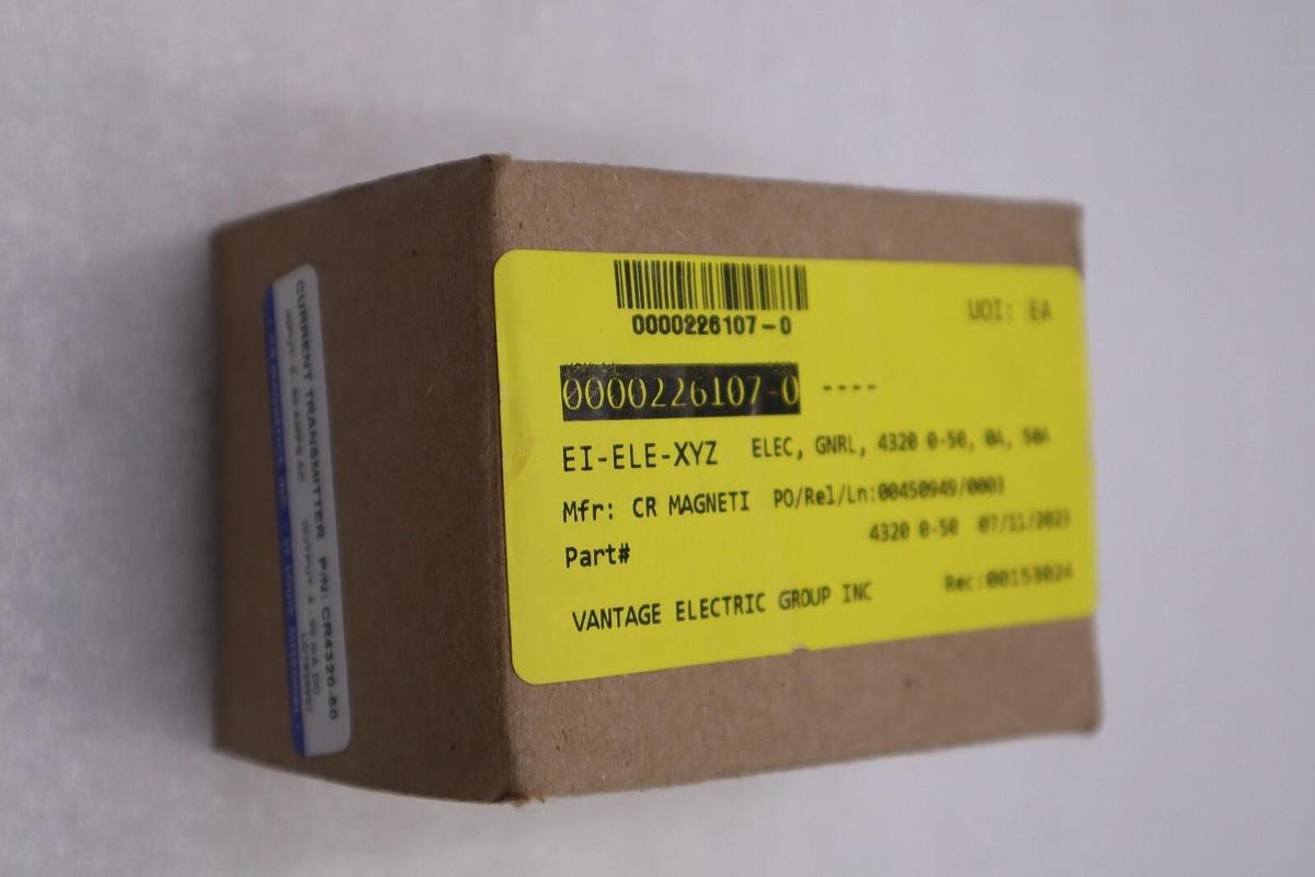 Used CR MAGNETICS CR4320-50 / CR432050 (NEW WITH BOX) STOCK G650A
