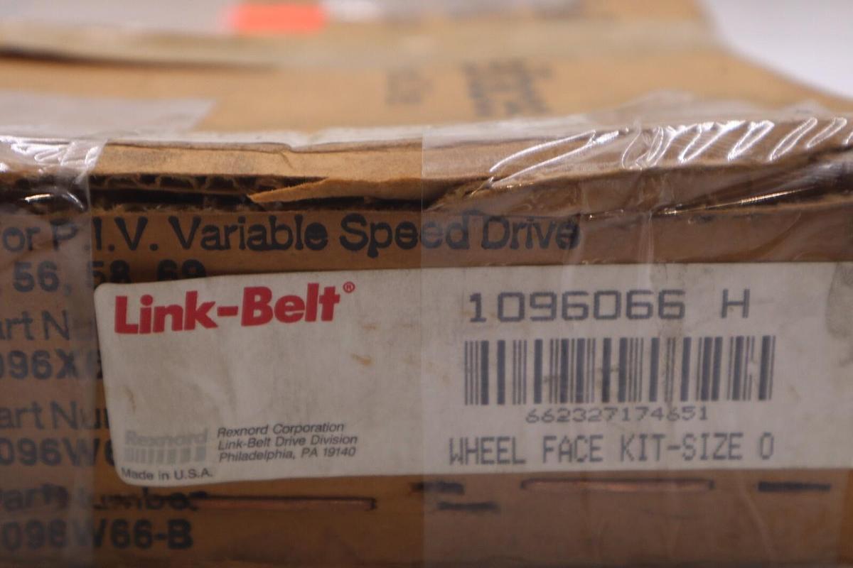 Used NEW LINK-BELT 1096 X 066H WHEEL FACE KIT 1096066H SIZE 0 STOCK B-827