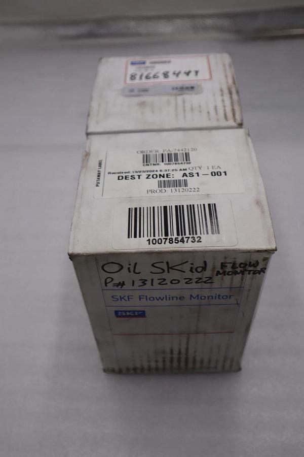 Used SKF 13120222 FL15-02-U FLOWLINE MONITOR - NEW IN BOX - STOCK 3143CC