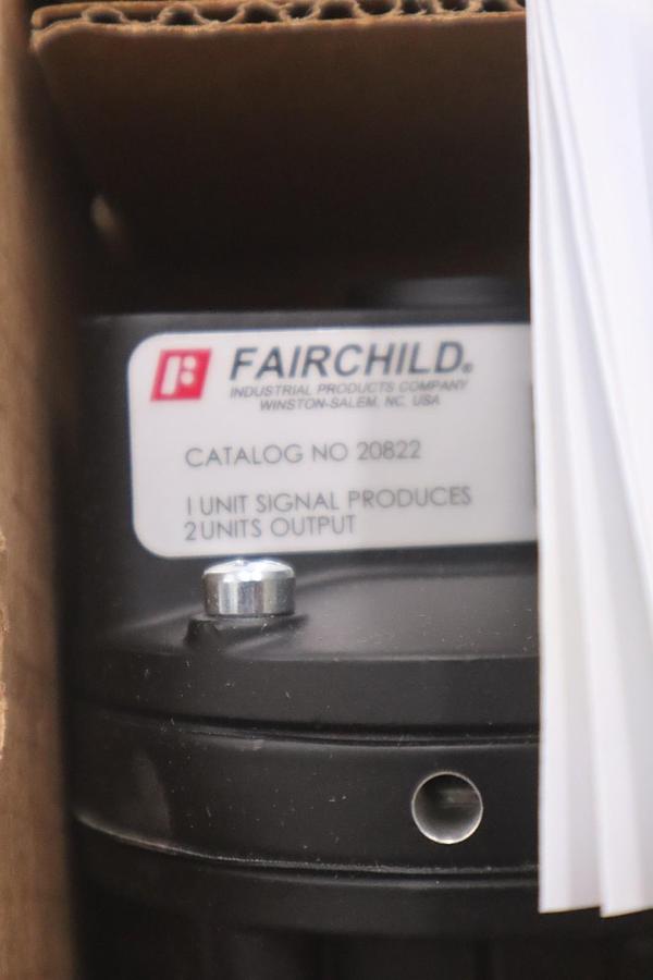 Used Fairchild 20822 Model 20 High Capacity Volume Pneumatic Volume Booster STK 4023B