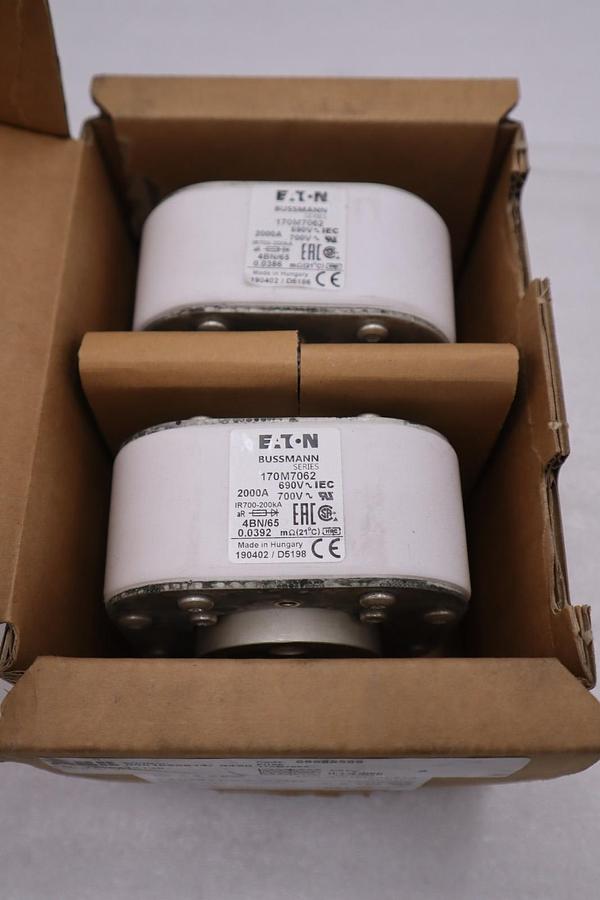 EATON CORPORATION 170M7062-ABB FUSE 2000AMPS 690 VOLTS 4BN/65 - STOCK GF221