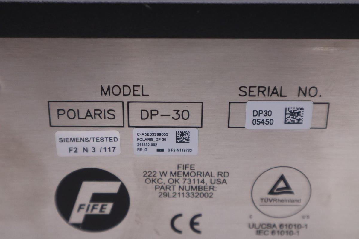Used MAXCESS DP-30 FIFE POLARIS WEB GUIDE CONTROLLER - STOCK GF-1330