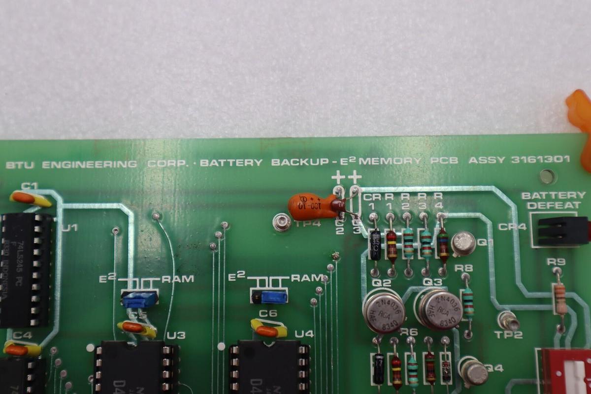 Used BRUCE 3161301 BATTERY BACKUP E2 MEMORY PCB ASSY STOCK #2816