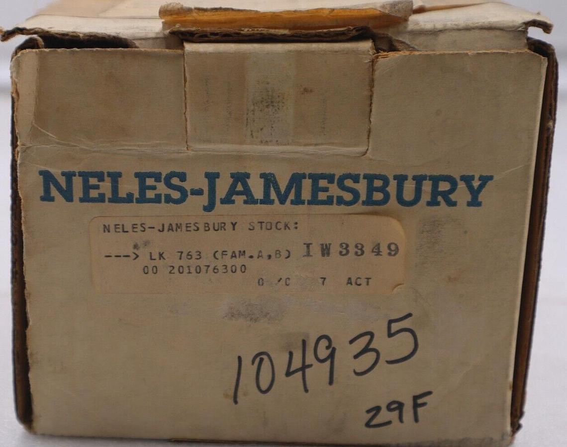 Used Neles-Jamesbury Linkage Kit LK763 Part No. 23627763 Line: 2 #3667