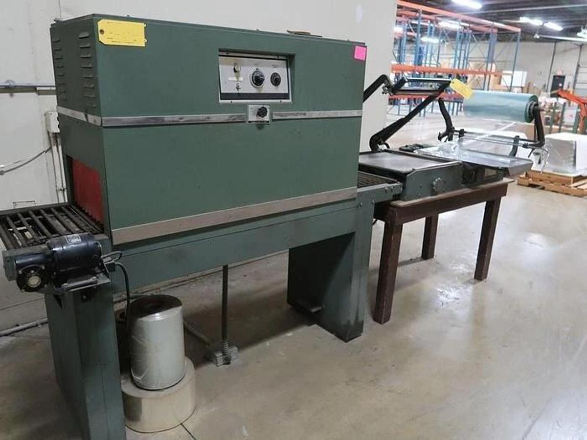 Used WELDOTRON 6101 L BAR SEALER WITH HEAT TUNNEL