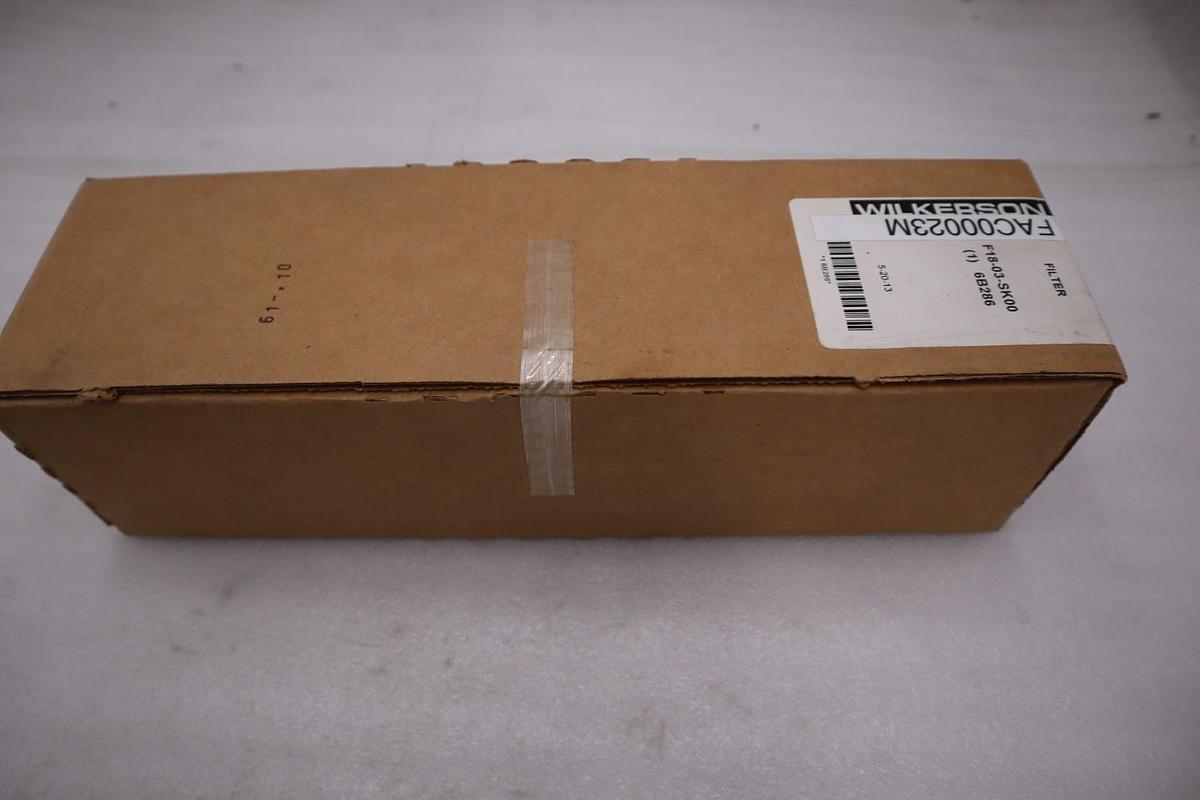 NEW - Wilkerson F18-03-SK00 Compressed Air Filter 5 Micron Rating - STOCK 843B