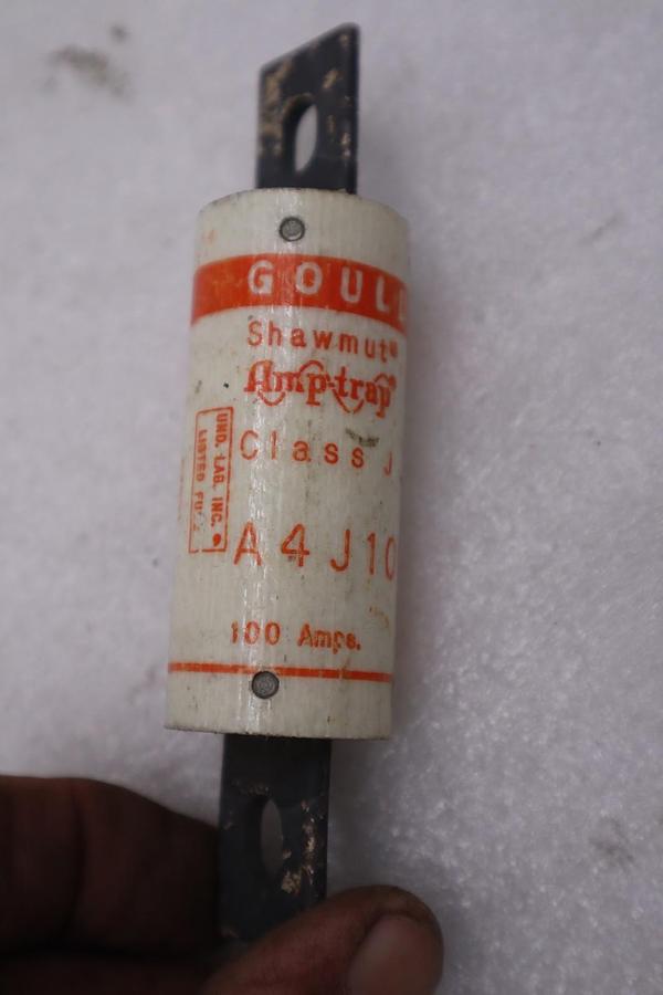 Used LOT OF 3 - Mersen A4J100 100Amp Fast-Acting Class J Fuse - STOCK GF631A