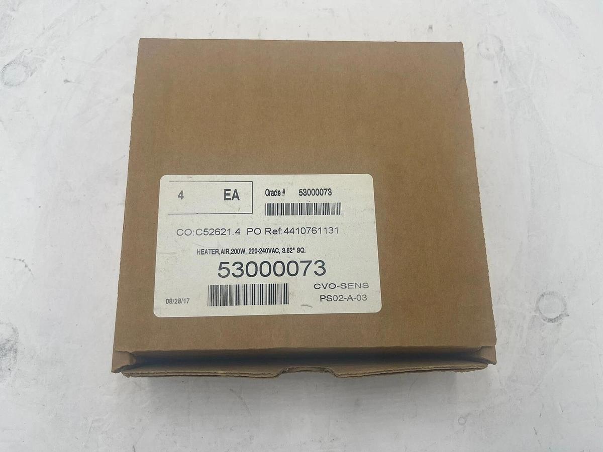 HEATER AIR PART 53000073 REV. B BOX OF 4 UNITS SOLD AS LOT STOCK 1618