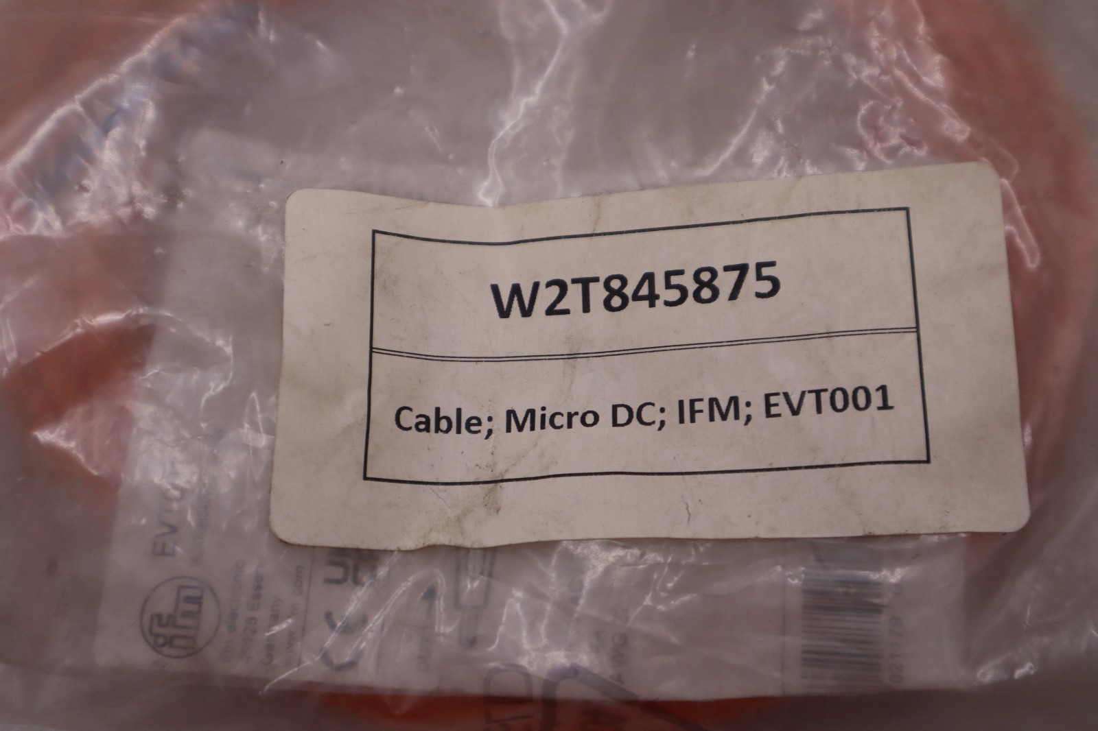 IFM EFECTOR EVT001 ADOGH040VAS0005E04 300VDC 4A- STOCK GF1044A