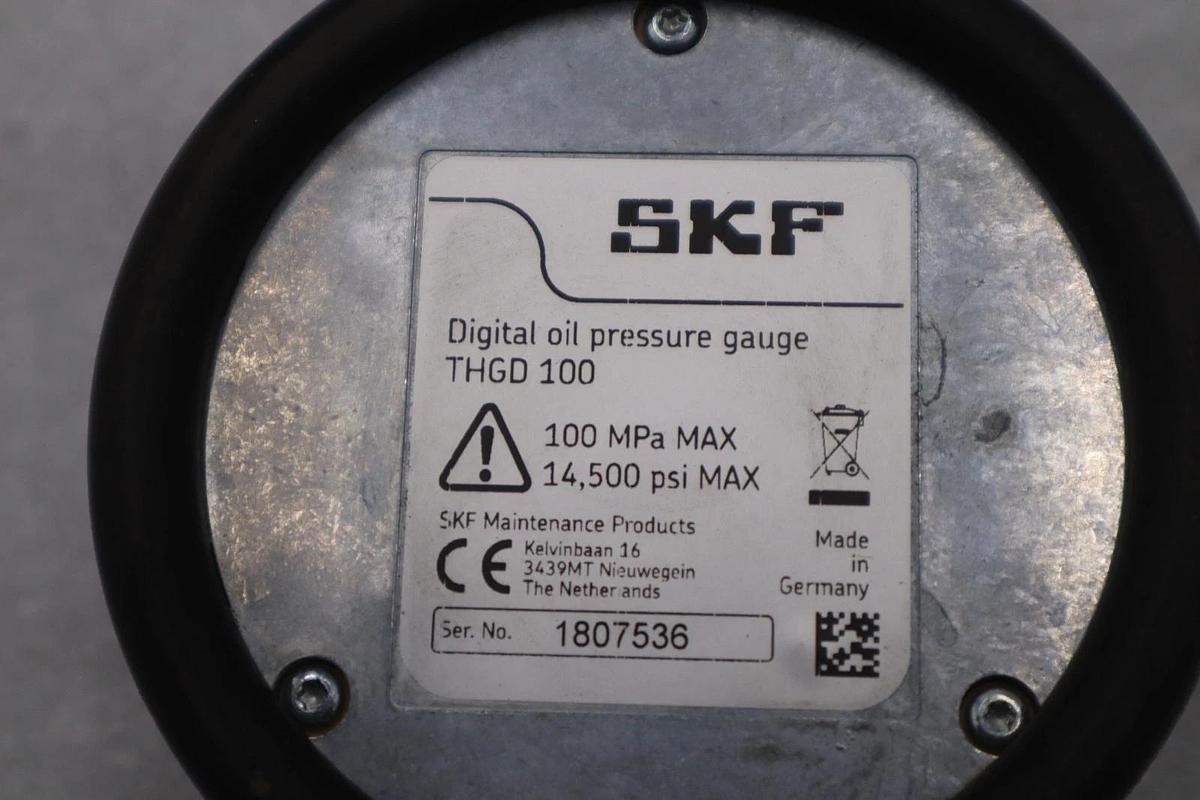 NEW OPEN BOX THGD 100 SKF Hydraulic digital pressure gauge STK GF797