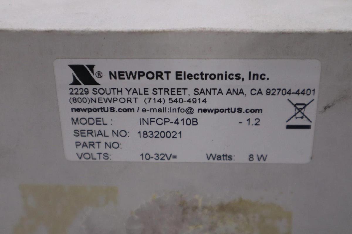 Used NEWPORT ELECTRONICS INFCP-410B PROCESS PANEL NEW IN BOX STOCK H267
