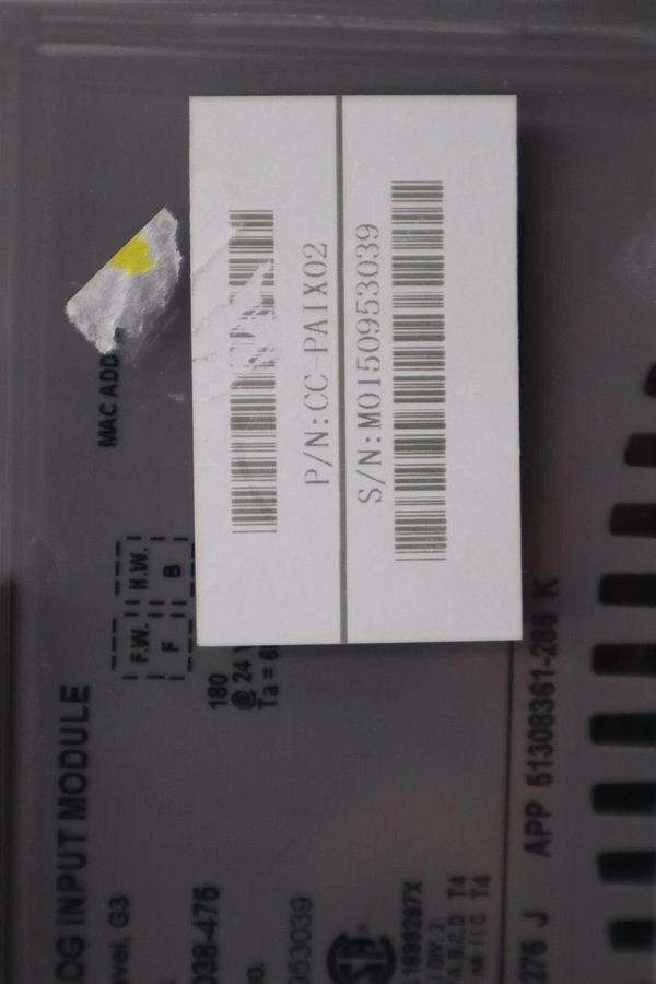 Used NEW IN BOX Honeywell CC-PAIX02/ 51405038-475 Analog Input Module STOCK G198A